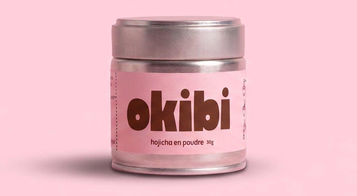 Pot de hojicha Okibi